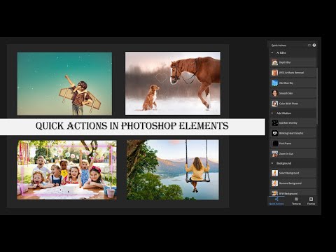 AI Quick Actions in Photoshop Elements