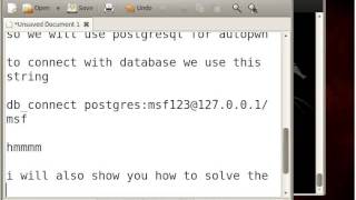 Backtrack 5 Autopwn Db error Solved 1