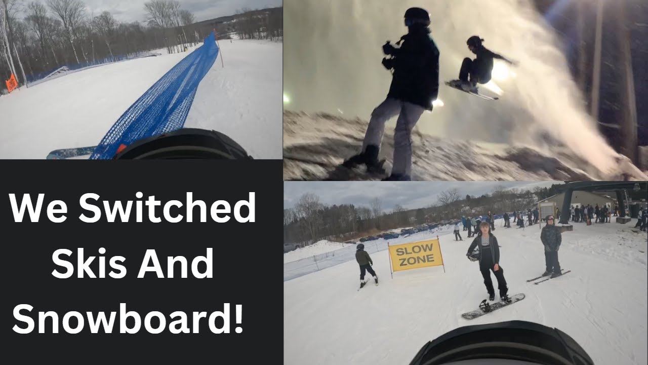 Switching Ski for Snowboard! YouTube