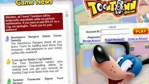 Toontown is down?