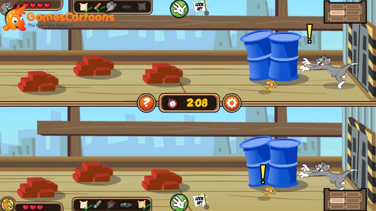 Tom and Jerry   Trap Sandwich in the Construction Site