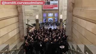 Ultras Curva Sud Milano in trasferta a parma