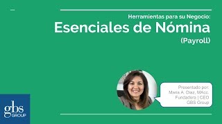 Esenciales de Nómina/Payroll