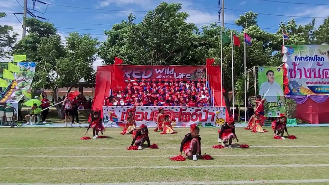 RED wild Life กีฬารักษ์โลก โรงเรียนอนุบาลด่านช้าง