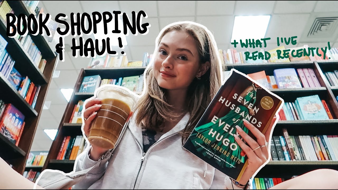 book shopping vlog & haul (+ what i've read recently!)