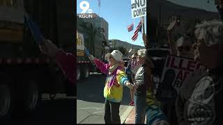 Downtown protests
