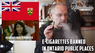 Electronic Cigarettes Restrictions Introduced in Ontario: New Regulations Announced