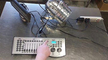 DMX12 Lighting Controller Chase Setup