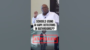 Schools Are Using AI Vape Detectors to Arrest Kids??! 💨🚨👮‍♂️#school #legal