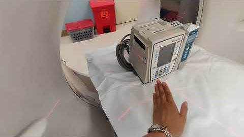 CT scanner | Centering for a Head/Brain scan | Toshiba buttons on CT gantry | CAT scan