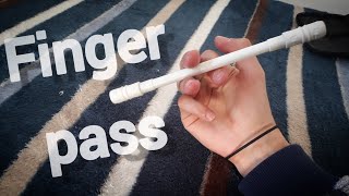 #3 aula, agora a manobra que anda em seus dedos FINGER PASS! | #penspinning