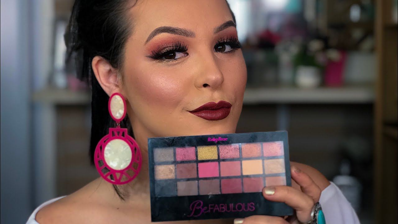 ESFUMADO FÁCIL COM A PALETA BE FABULOUS DA RUBY ROSE
