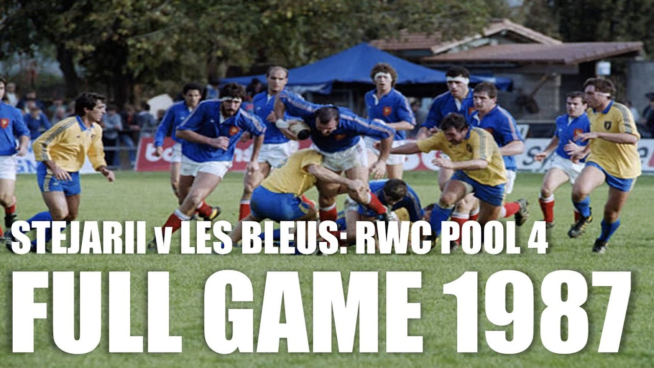 Romania v France | 1987 Rugby World Cup | Pool 4 | Full Game