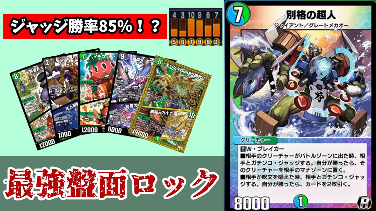 最速で最強のロックを決める「ツインパクト別格の超人」【デュエプレ】