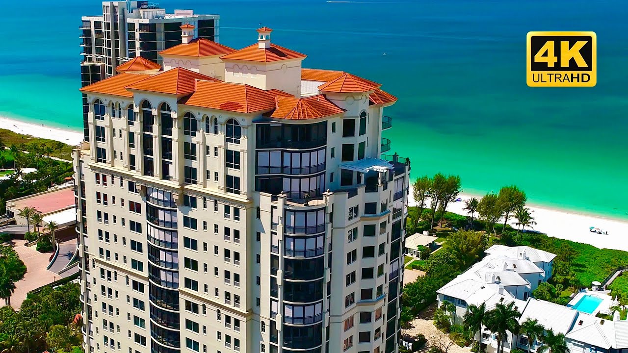 NAPLES Florida Walking / Driving / Soaring Above from Drone in 4K