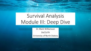 Survival Analysis Module III: Deep Dive