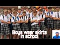 boys wear skirts to school #shorts|   viral |male teacher wear skirts to school