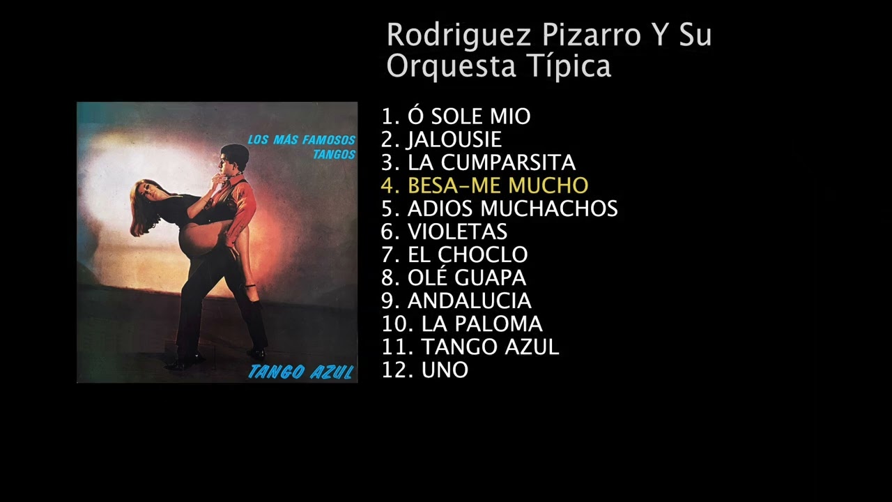 Rodriguez Pizarro Y Su Orquesta Típica - Los Más Famosos Tangos (Tango Azul) (Full Álbum)