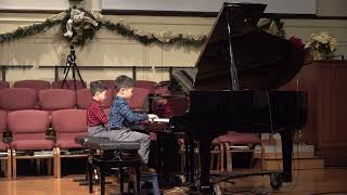 GOLDEN PIANO TALENTS COMPETITION, Wyatt and Walker Lin, USA: "Rock Around the Clock"