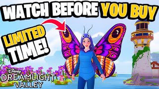 Fireflies Are BACK! Moth Wings & FREE Banner [Premium Shop Review] | Dreamlight Valley