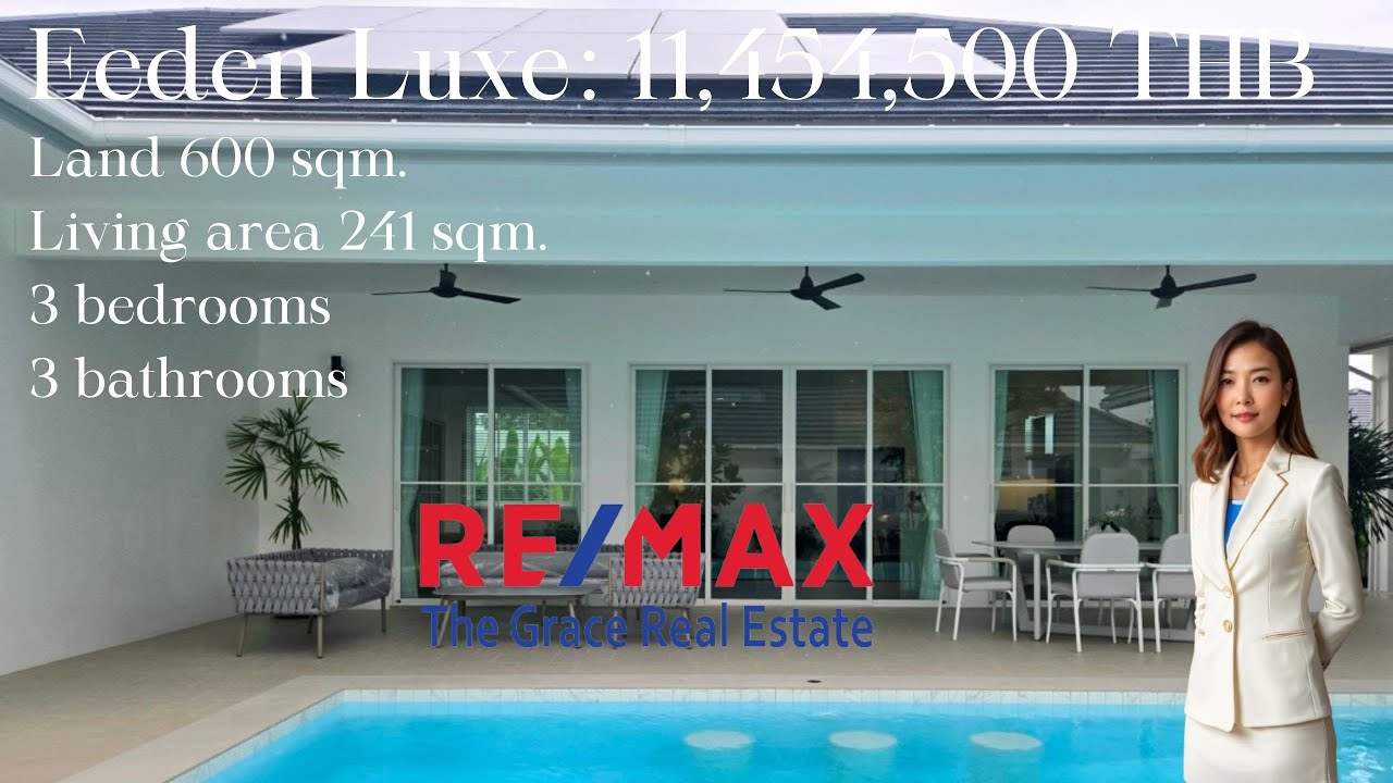 EEDEN LUXE, Modern Luxury Villa,3 Bed 3 Bath, in Hua Hin Soi 112 For Sale