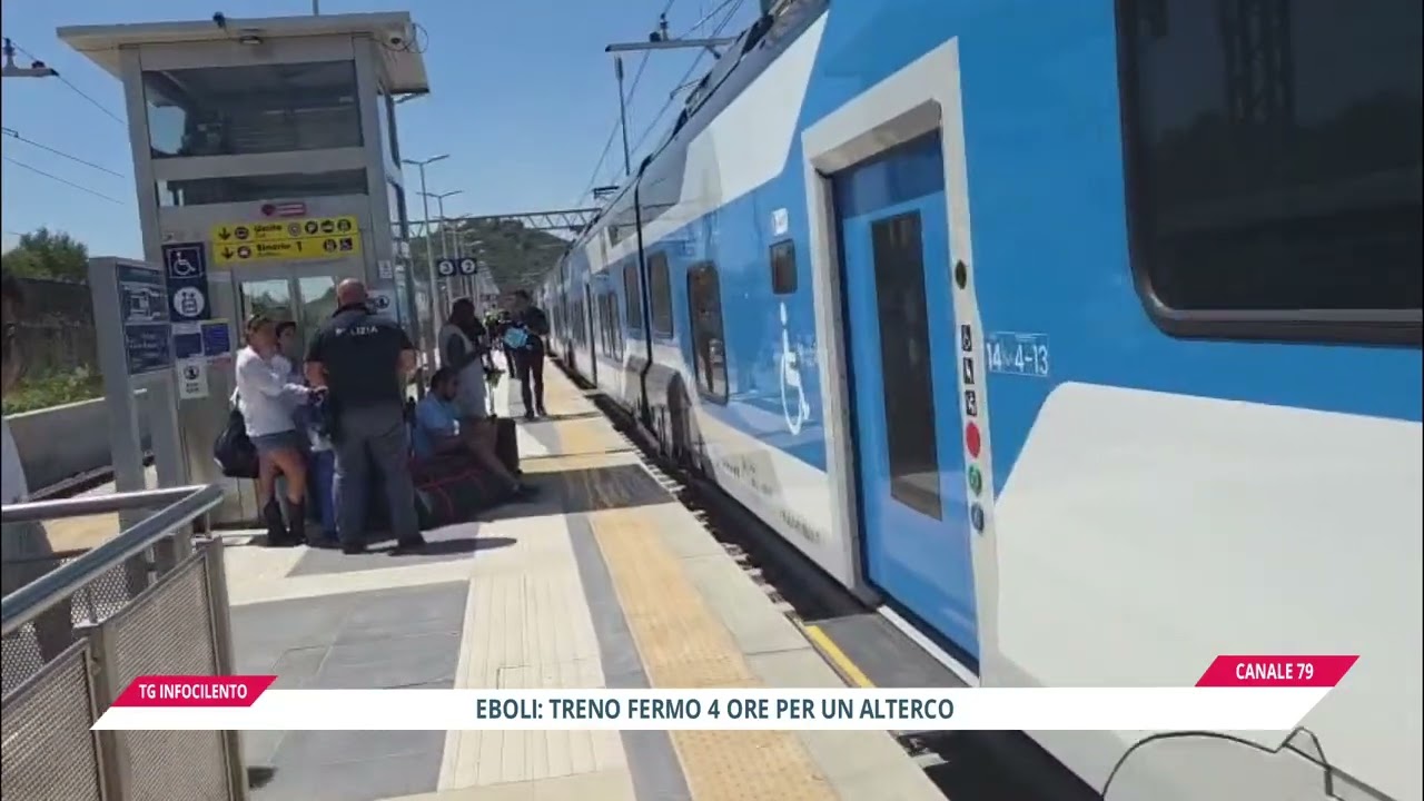 Caos Intercity a Eboli: malore per la capotreno, 300 passeggeri bloccati