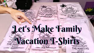 Screen Printing T-Shirts | Family Vacation T-Shirts