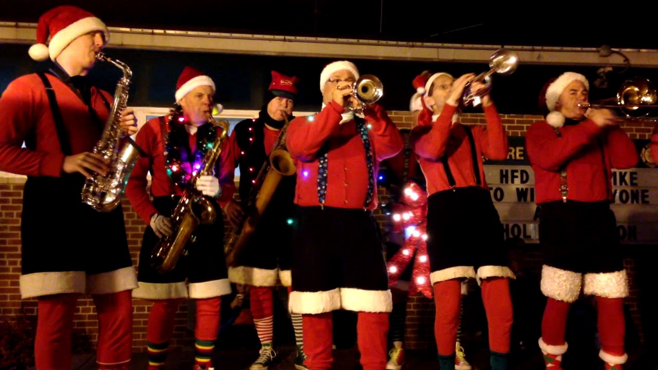 Santa's Goody Bag Band, Harrison, Ohio, Tree Lighting Festivities, 12/3