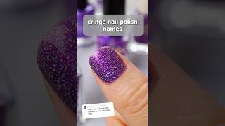😈does this nail polish name give you the ick?! 😂 #holotaco #weirdnailpolish