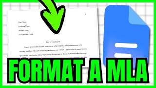How To FORMAT A PAPER In MLA Style Google Docs (QUICK & EASY) 2026