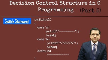 Switch Statement in C Programming | Decision Control Structure | By Professor Pankaj Gupta | BIIT