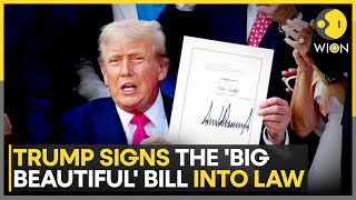 US President Donald Trump Signs Tax Cut and Spending Bill at July 4 White House Gathering | WION