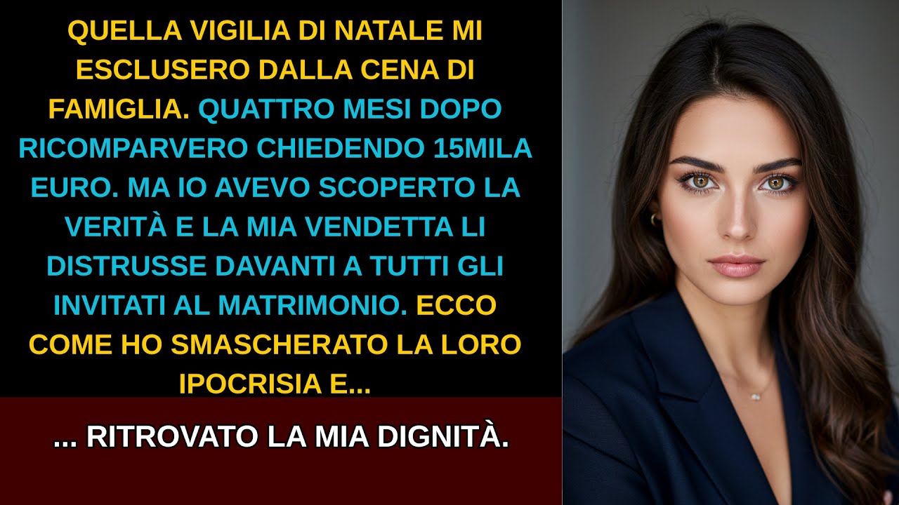 Dopo il Natale in cui mi hanno esclusa, la mia famiglia mi chiese soldi come se nulla fosse accaduto