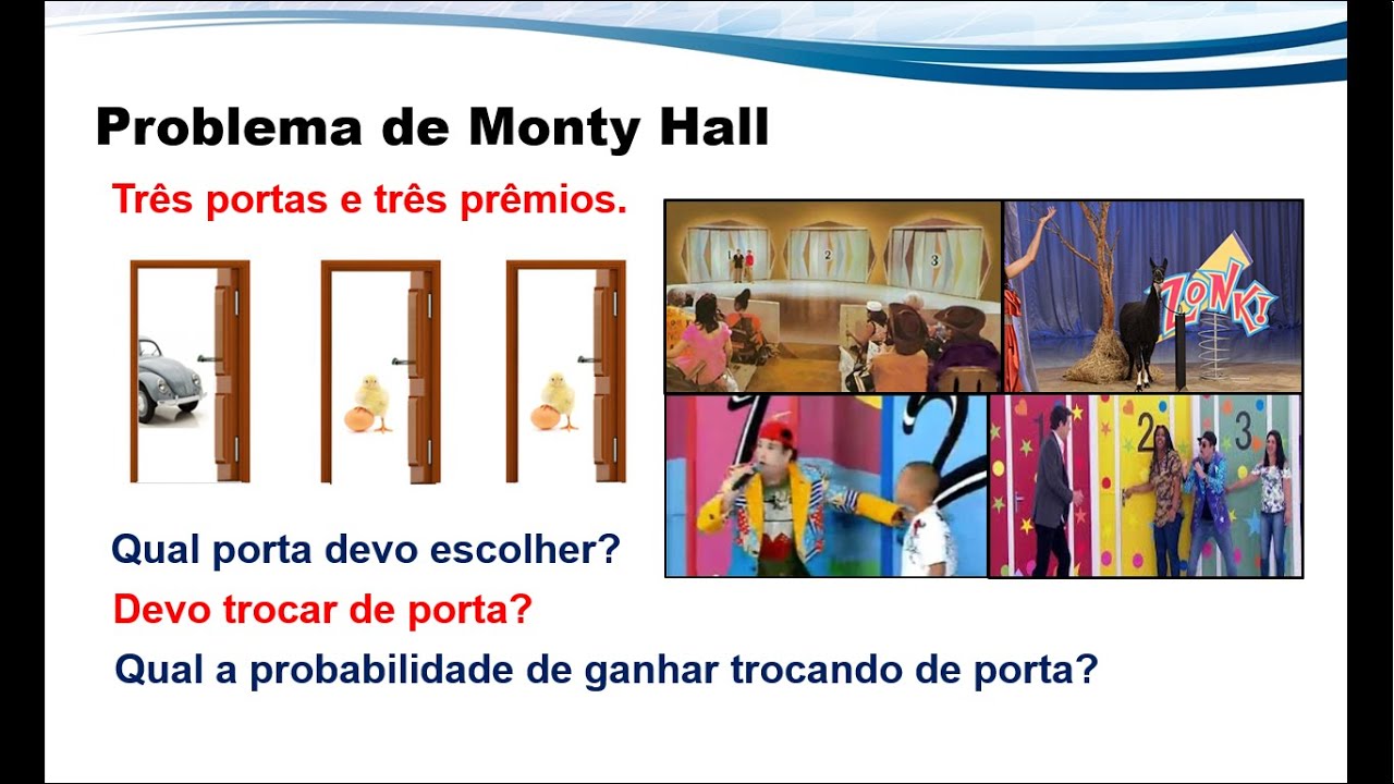 Problema de Monty Hall Probabilidade Jogo das três portas Porta dos desesperados