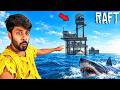 I FOUND A SECRET BASE IN OCEAN WITH FRIENDS Raft gameplay 
