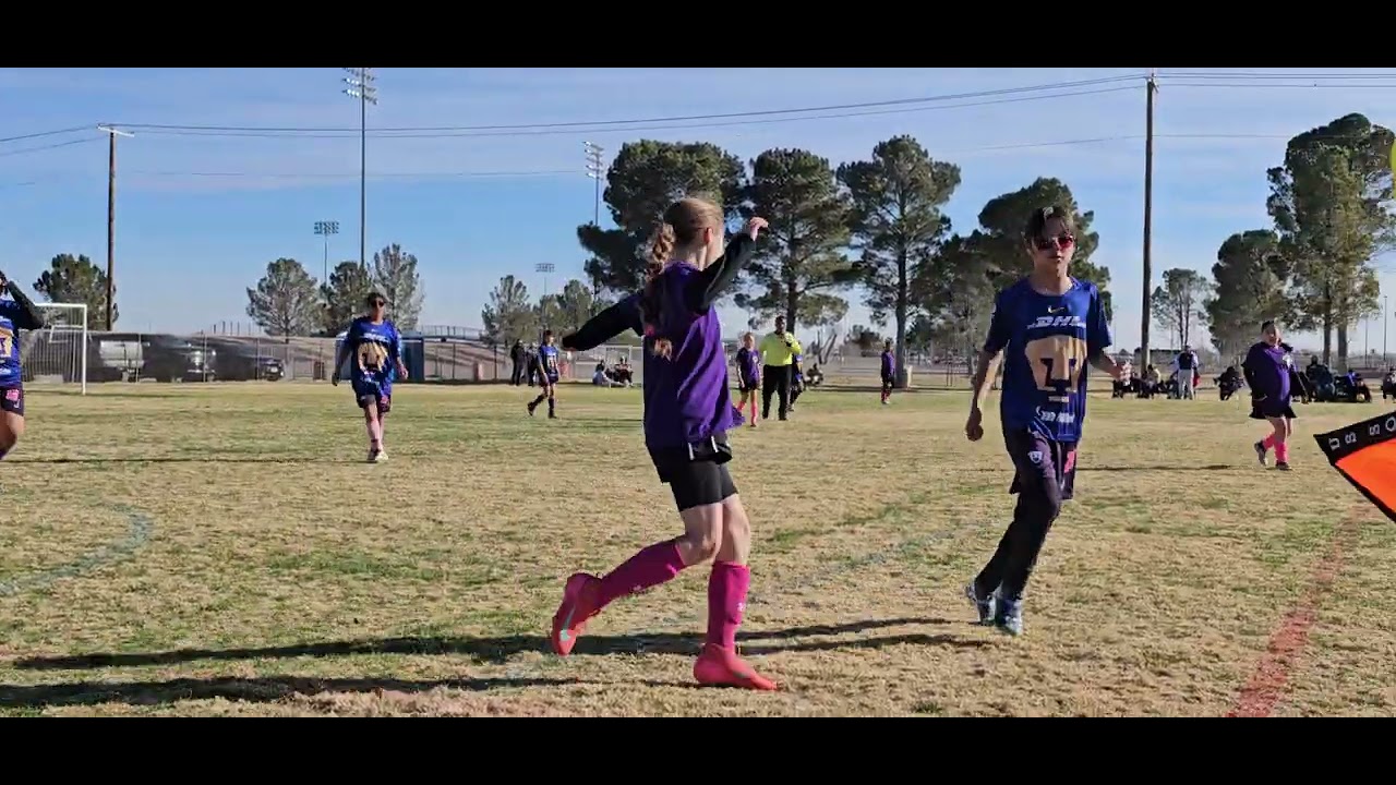 Pistoleras NM vs lady pumas Gold  2026 las cruces spring kick off tournament 2nd half