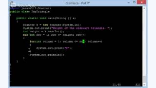 CSCI1226-W08-E04(top triangle/nested for)