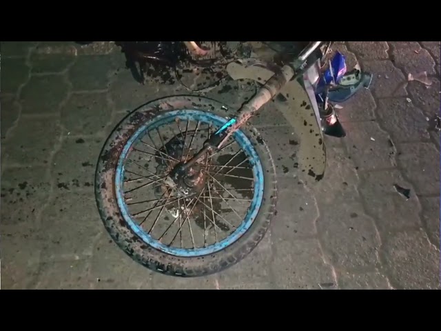 Dos motos chocaron carretera a La Libertad-Chontales