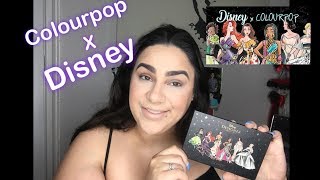 Colourpop X Disney Full collection ( Review/Tutorial & swatches)