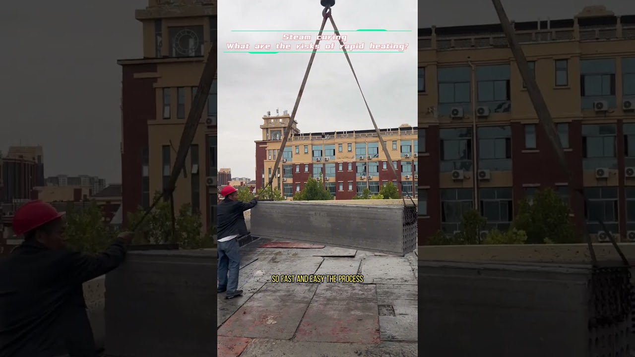 What are the risks of rapid heating during steam curing? 