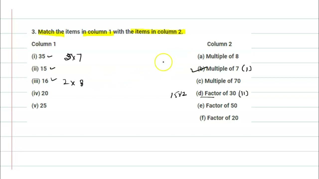 Match the worlds in the columns