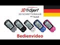 Betreiben des  3dtrisportpedometer schrittzhler von realalt deutsche