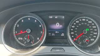 Find odometer reading in Volkswagen Atlas
