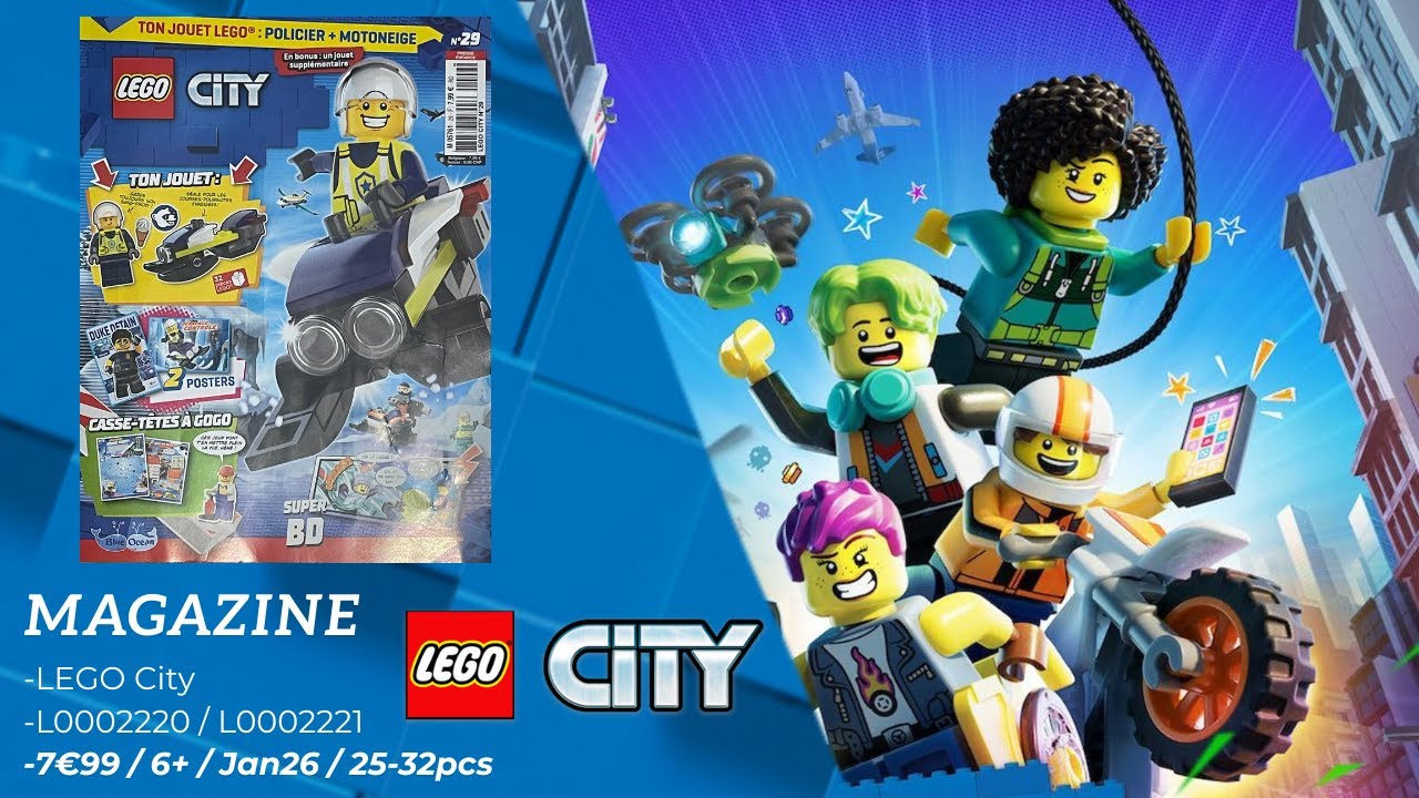 Découverte du magazine LEGO City de janvier 2026 !!!!