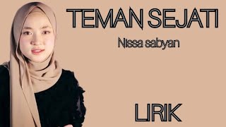 NISSA SABYAN - TEMAN SEJATI - LIRIK