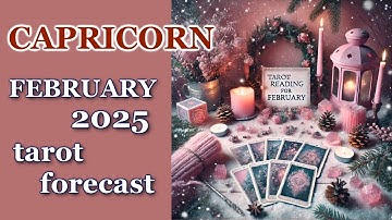 🌟 Tarot Forecast for Capricorn – February 2025  🌟