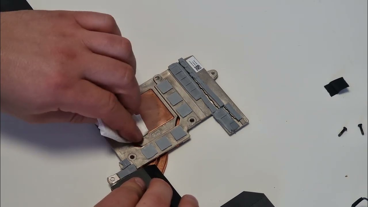 Заміна термопасти на ноутбук Dream Machines RG3080Ті-1 5E026 - YouTube