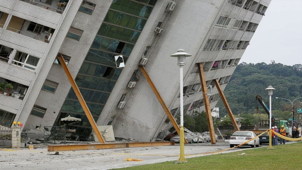 Scary earthquake footage compilation from around the world