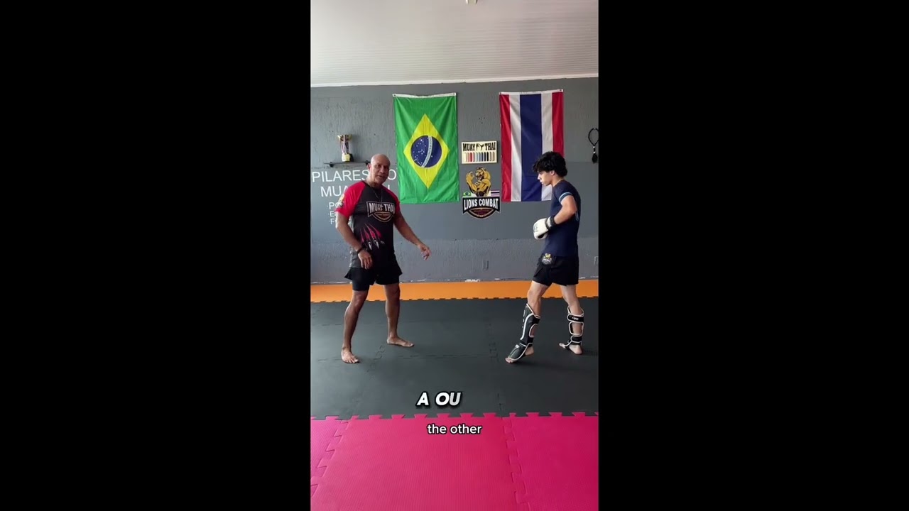 MUAYTHAI - ALGUMAS DEFESAS DE LOW KICK