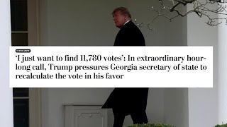 Trump pressures Georgia election official in phone call